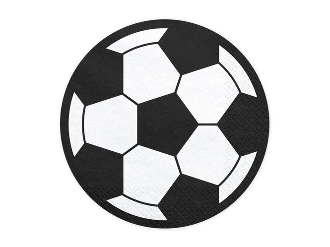 Hovedbilde Servietter Fotball 13,5 cm  20 stk
