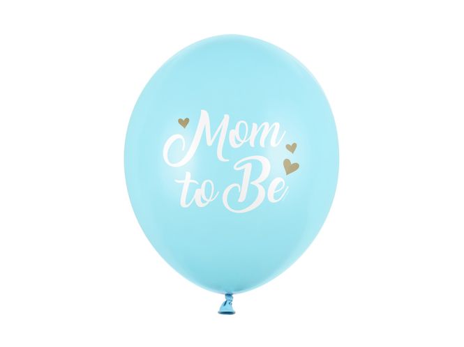 Hovedbilde Ballonger Mom to Be  pastell lyseblå, 30 cm, 6 ...