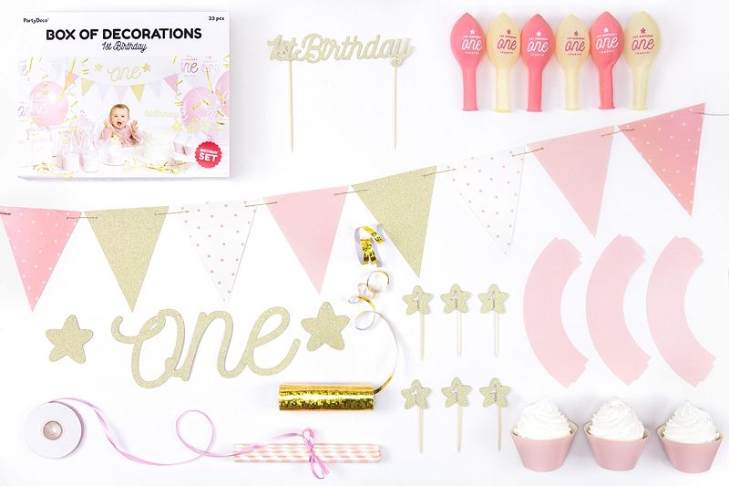 Festpakke 1-årsdag Rosa