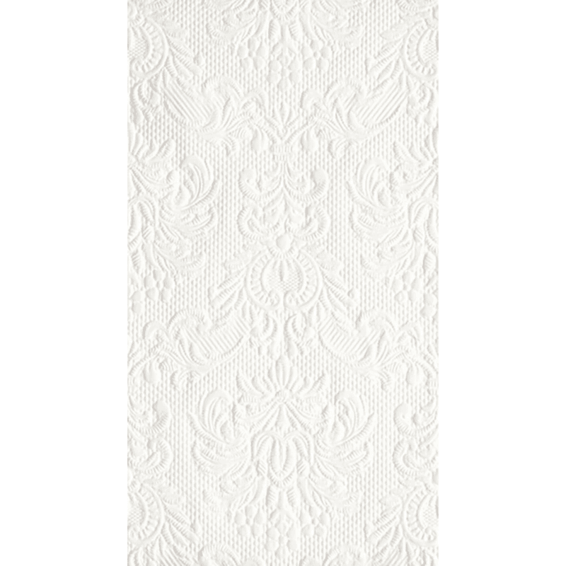 Gjesteservietter Elegance hvit 33 x 40 cm