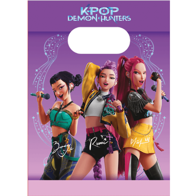 Hovedbilde Godteposer KPop Demon Hunters (4 stk)