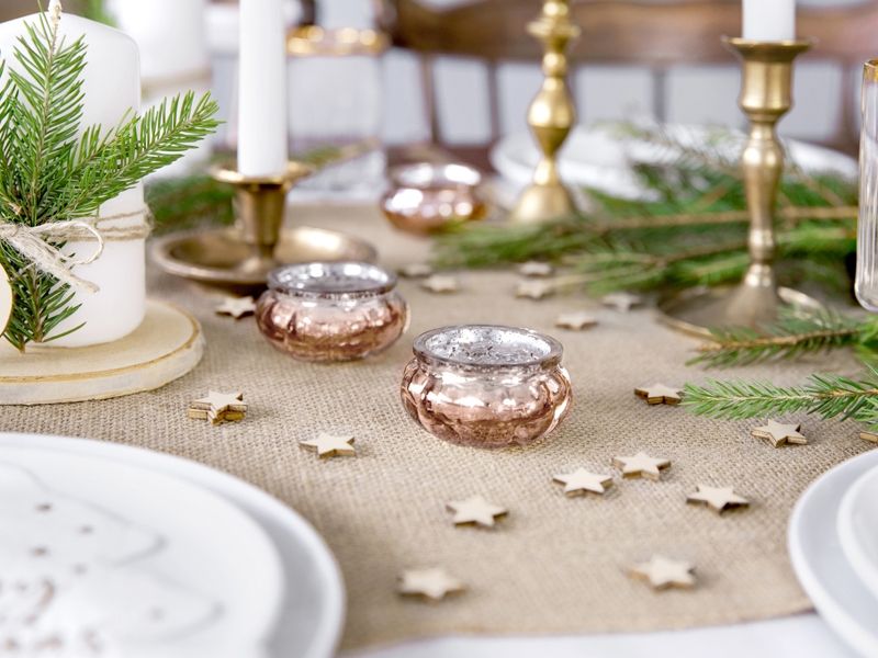 Telysholder Rosegull Liten