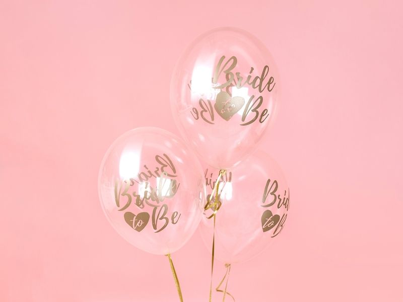 Ballonger Klare Bride To Be  6 stk