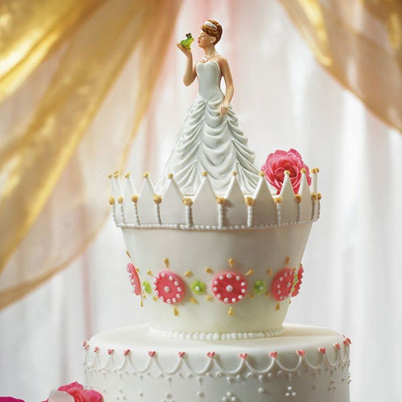 Kaketopp Kyss en frosk