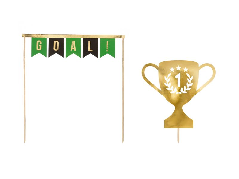 Kaketopper Mål og pokal  15-20 cm