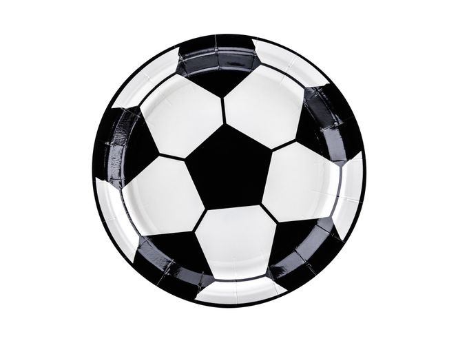 Hovedbilde Tallerkener Fotball 18 cm  6 stk