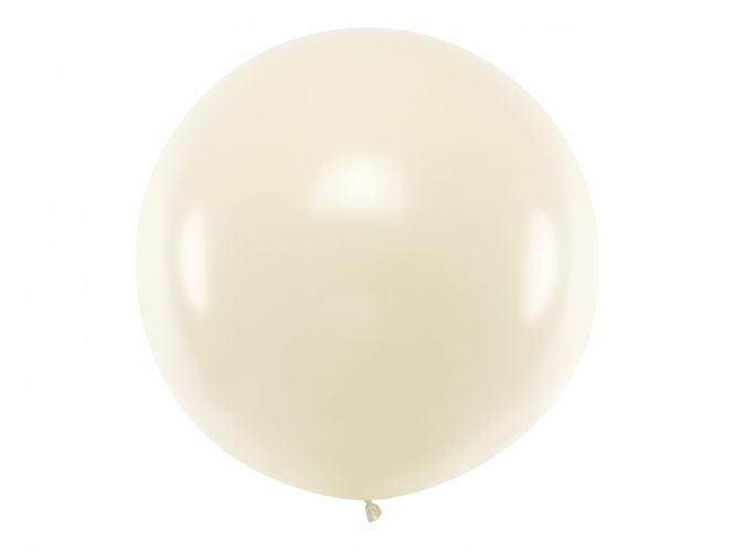 Hovedbilde Jubmo ballong 100 cm - Perlehvit metallic