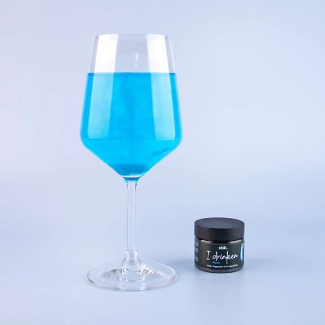 Hovedbilde Glitterfarge i Drikken - Aqua