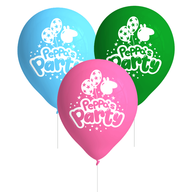 Hovedbilde Peppa Pig latexballonger 25 cm