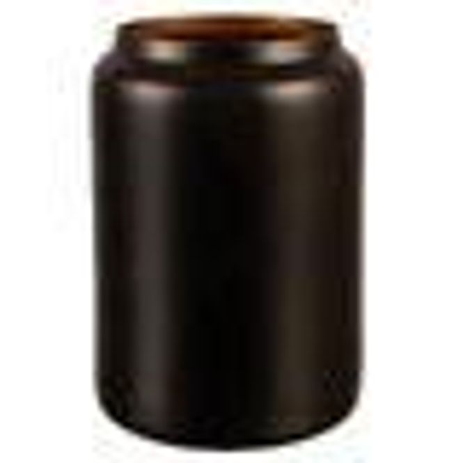 Hovedbilde Vase Metall Matt Sort 14x20 cm