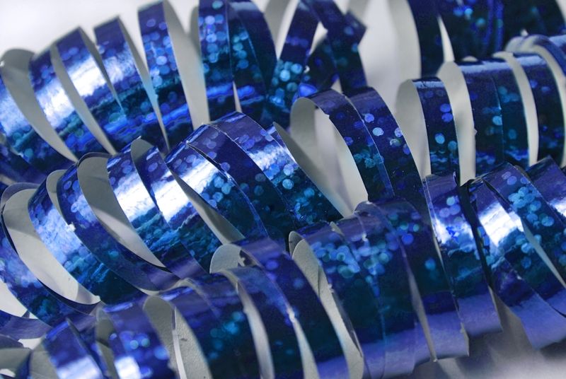 Serpentine Streamers Blå