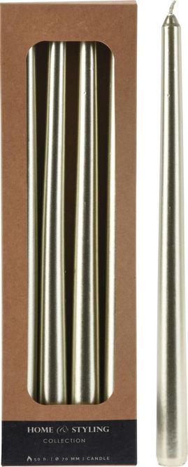 Hovedbilde Kronelys 4 stk - Champagne