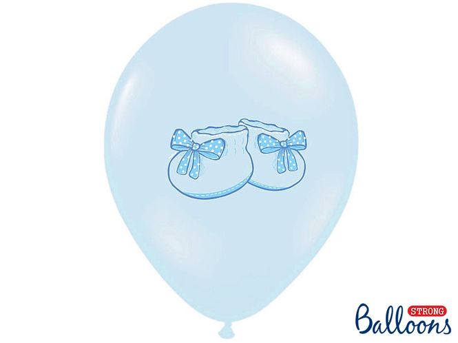 Hovedbilde Ballonger Lyseblå Babysokk
