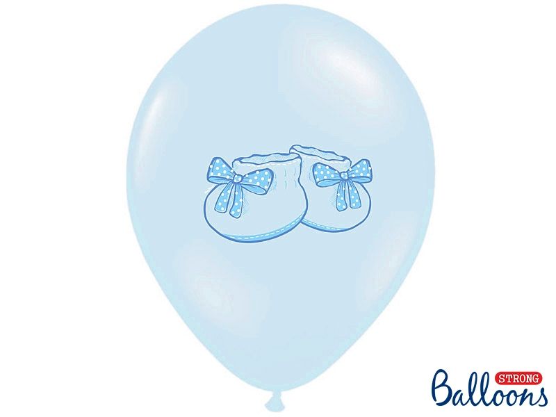 Ballonger Lyseblå Babysokk