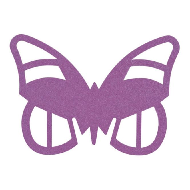 Hovedbilde Sommerfugl Lilla Bordkort 10 stk