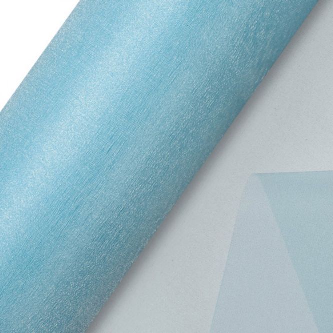 Hovedbilde Organza Himmelblå 25m Snow Sheer