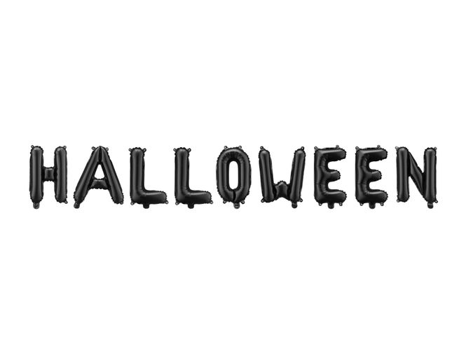 Hovedbilde Folieballong Halloween, svart