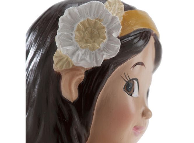 Hovedbilde Kakefigur Konfirmasjon jente, animert stil, 16 cm
