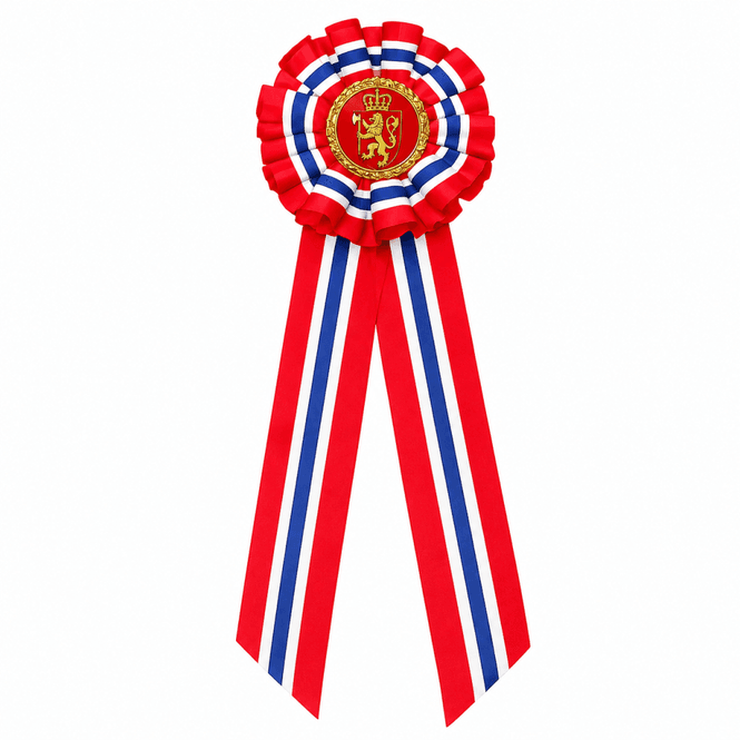 Hovedbilde Rosett med nasjonalbånd