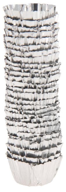 Hovedbilde Lysmansjett sølv folie – 60 stk