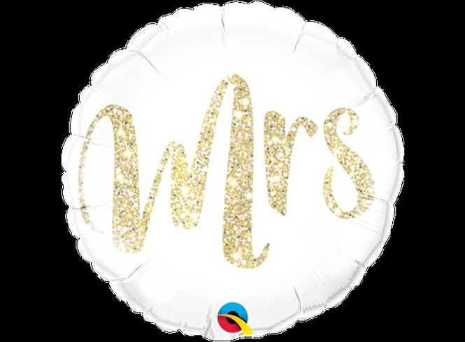 Hovedbilde Mrs Glitter gull - Folieballong