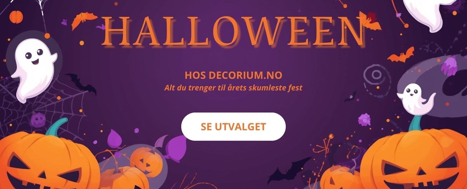 Karusell med informasjon om hva vi selger på nettsiden