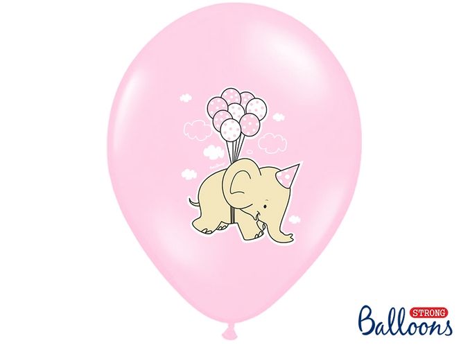 Hovedbilde Ballonger Elefant Rosa
