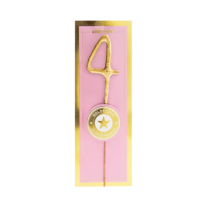 Hovedbilde Mini stjerneskudd tall 4  Wondercandle