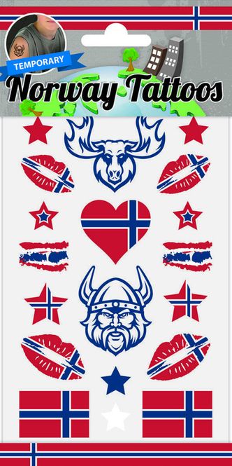 Hovedbilde Tatoveringer Norge 10x20 cm – 1 ark