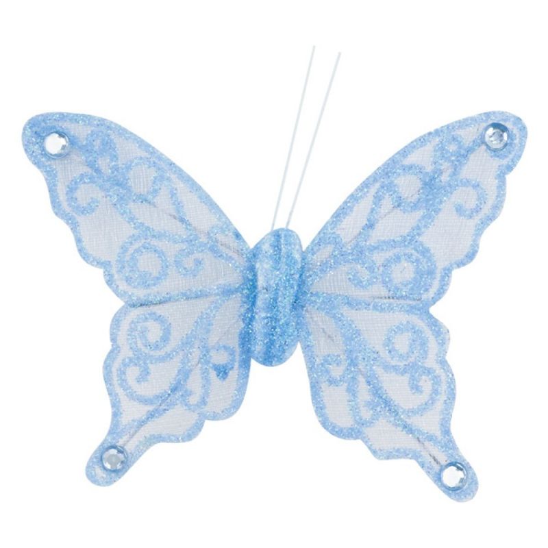 Sommerfugl Lace Baby Blå