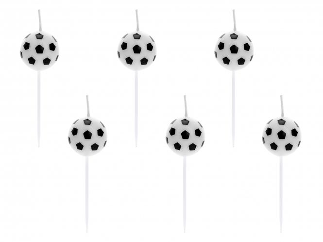 Hovedbilde Kakelys Fotball 6 stk