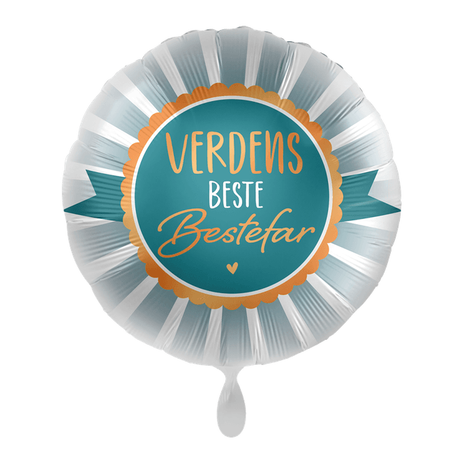 Hovedbilde Folieballong Verdens beste bestefar Rund 43cm