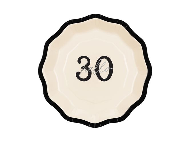 Hovedbilde Papptallerkener «Hello 30»