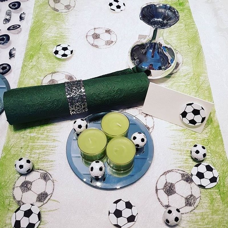 Fotball med Limpute 12 stk - Klistremerke